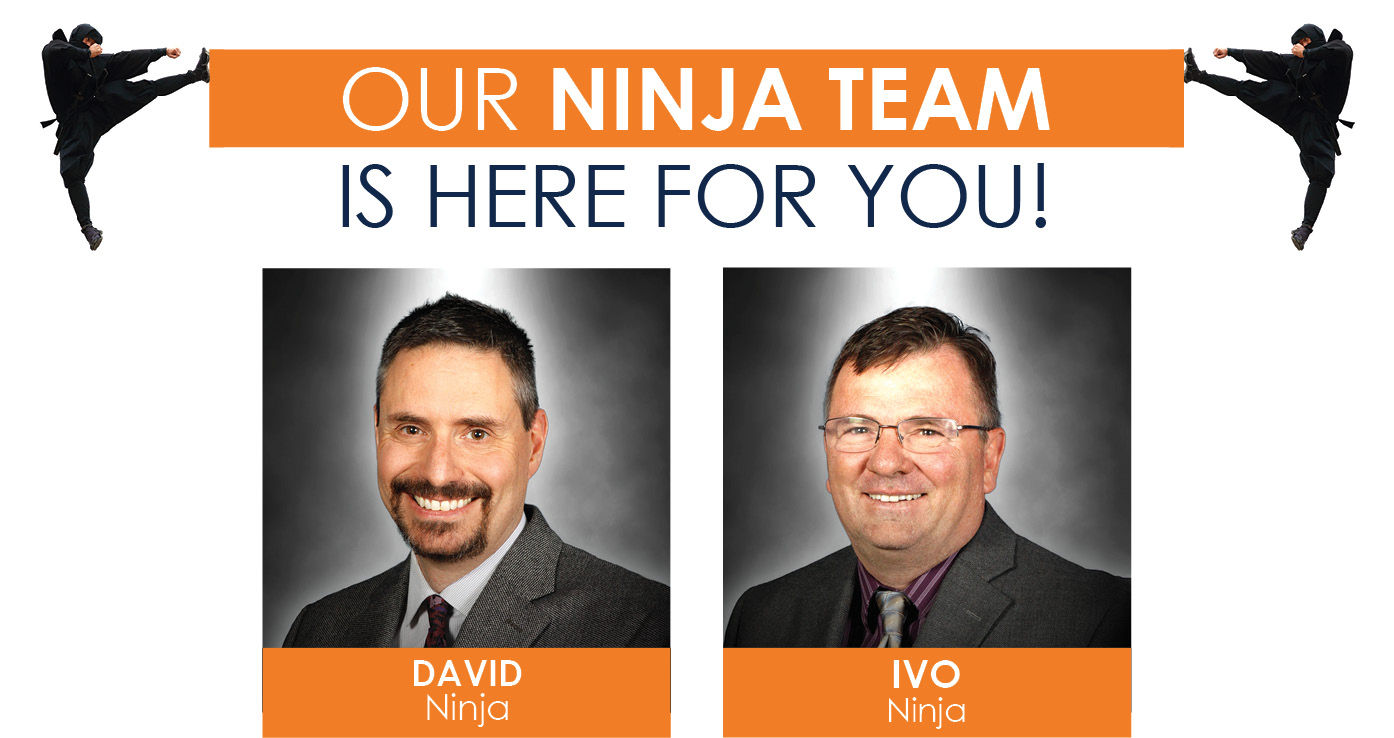 Our dental lab's ninja team is here for you